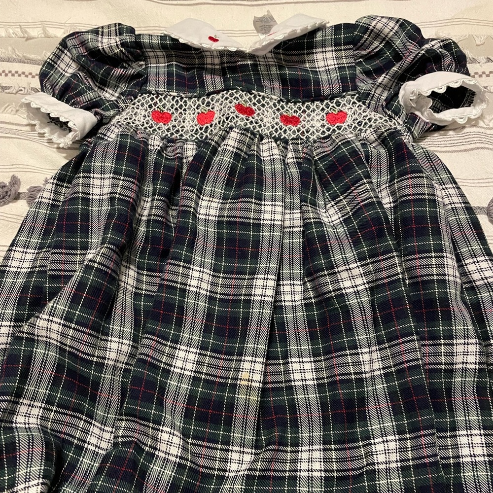 Smocked Apple/school  dress